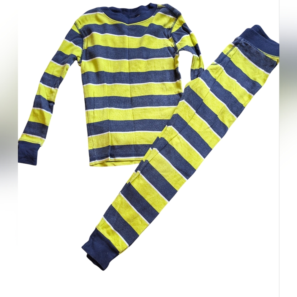🌞4/20$ Old Navy Kids Pajama Set - Navy and Yellow Stripes